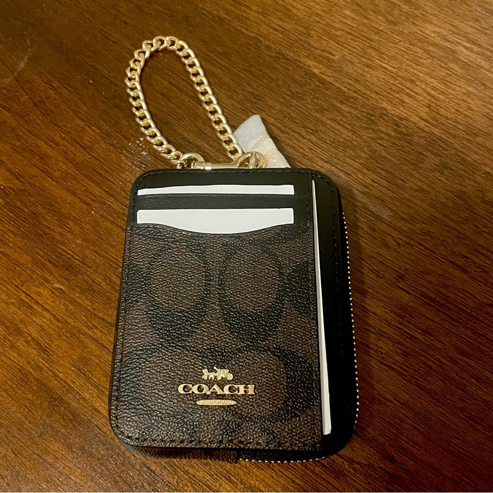Coach Zip Card Case